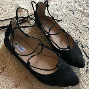 Steve Madden lace up ballet flats